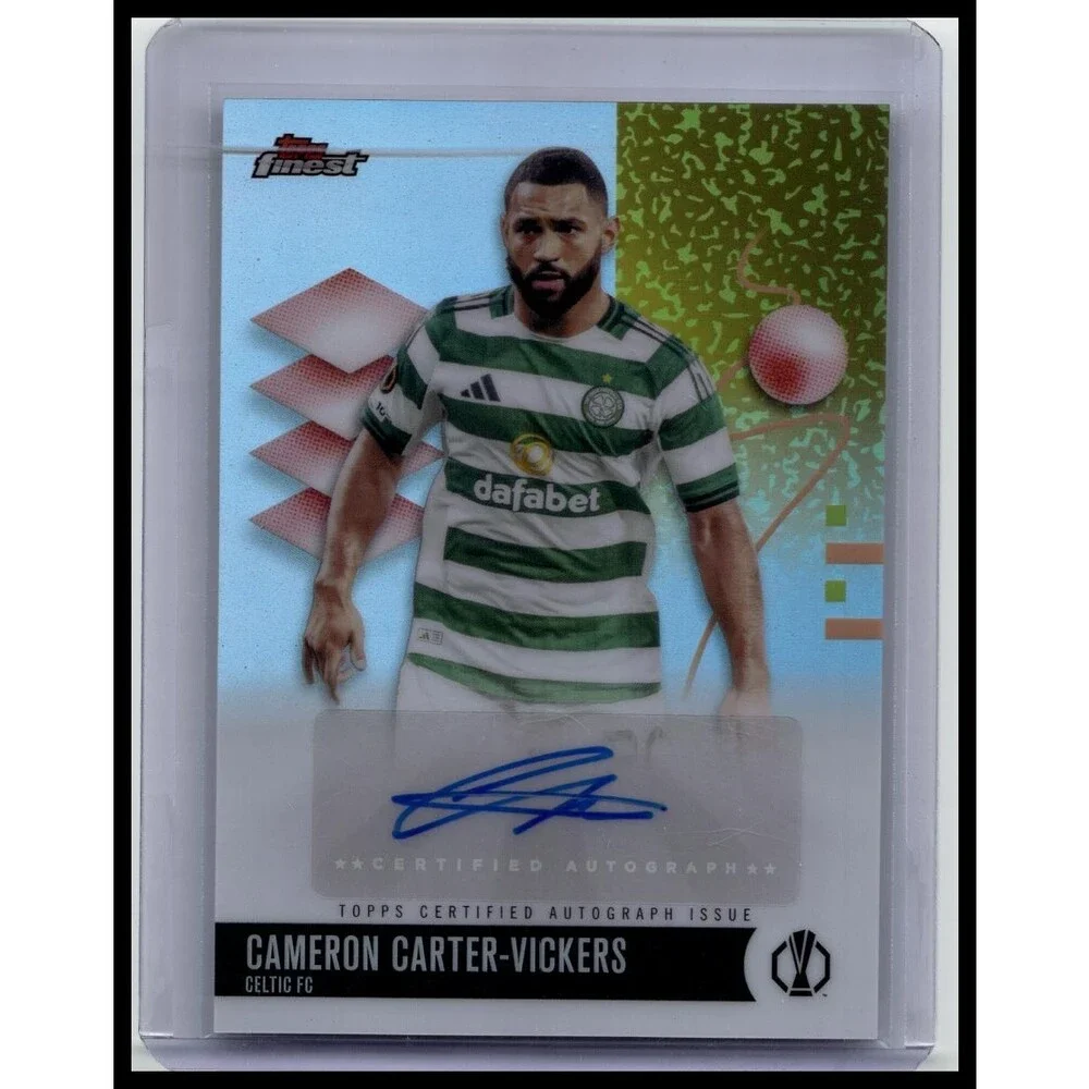2025-26 Topps UEFA Club Competition Finest Cameron Carter-Vickers Auto #BA-CC